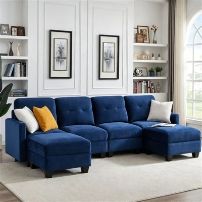 Modilè twal seksyon sofa